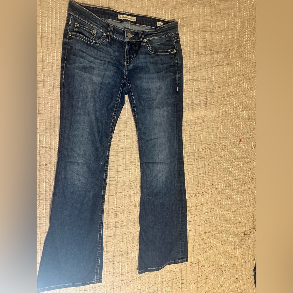 BKE Stella 28L Women's Dark Blue Boot Cut Jeans